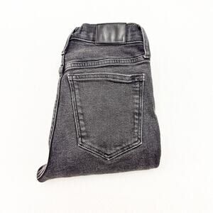 Madewell 10" High-Rise Skinny Denim Jeans Charcoal/Black Size 28